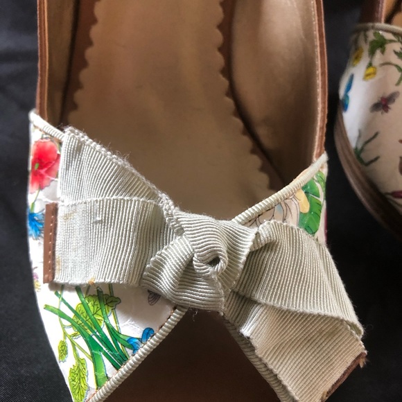NEW MADDEN  GIRL GORGEOUS & UNIQUE PAINTED LEATHER HEELS NEVER WORN - Picture 12 of 16